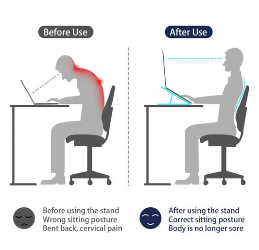 Support Ordinateur Portable en aluminium, Léger