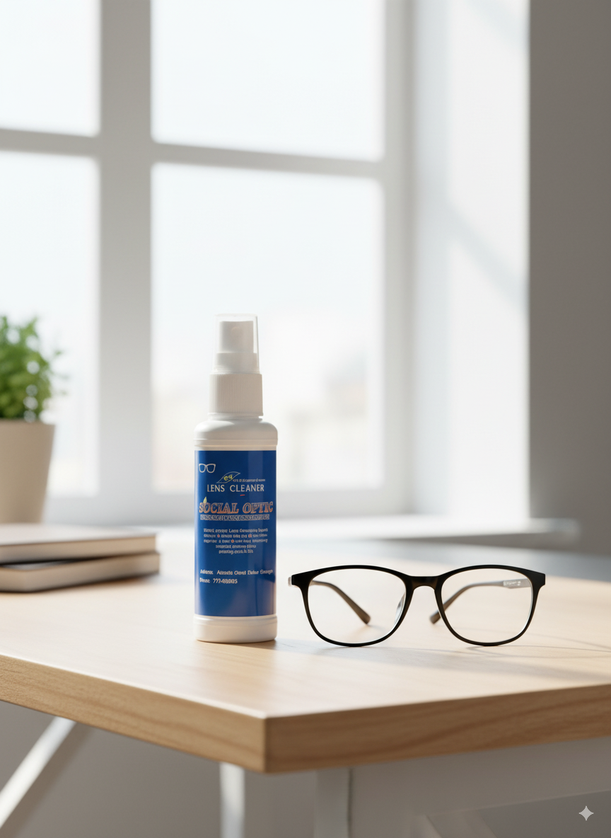 Produit de nettoyage pour lunettes