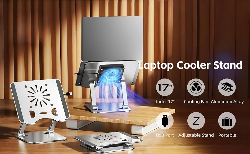 Support de refroidissement pour ordinateur portable